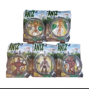 Vintage 1998 Antz Playmates Action Figures Z Bala Weaver Cutter Mandible SET NIB